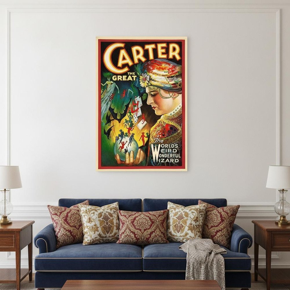 Vintage c1920sCarter Magic Poster Wall Art HomeRoots