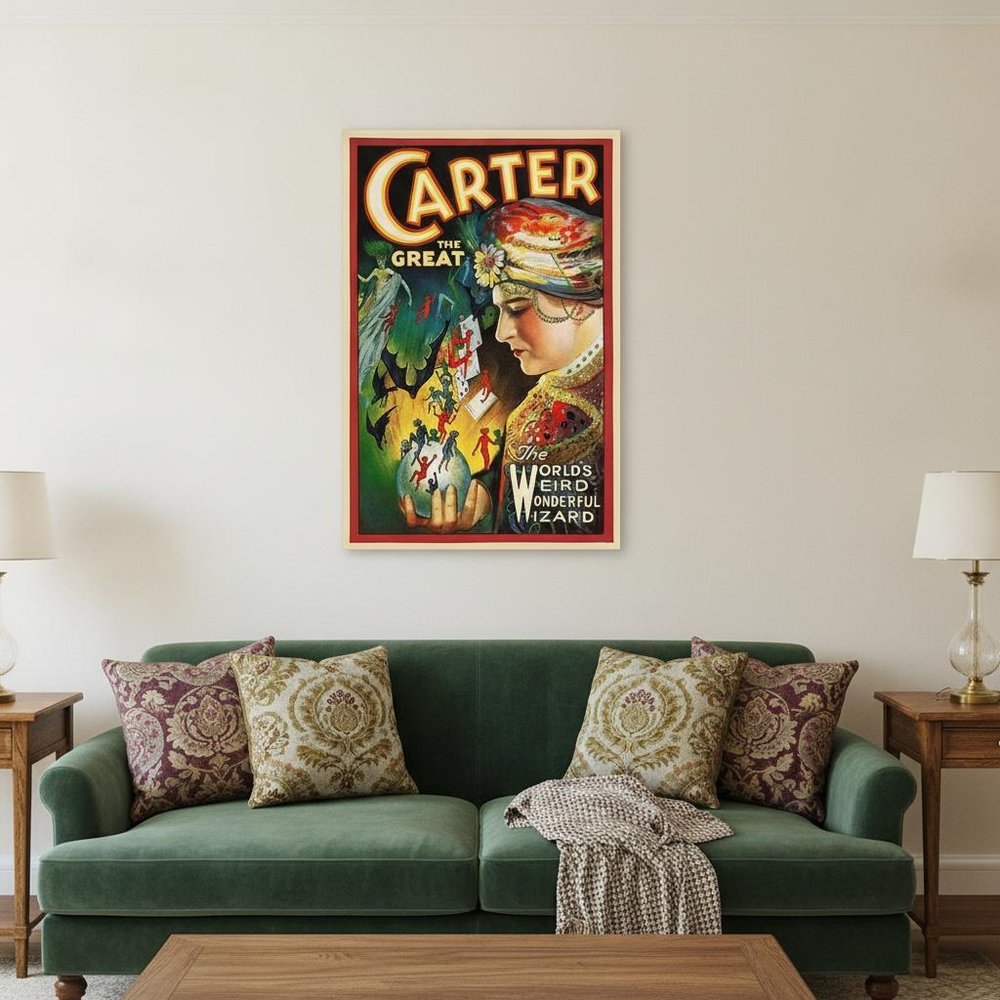 Vintage c1920sCarter Magic Poster Wall Art HomeRoots