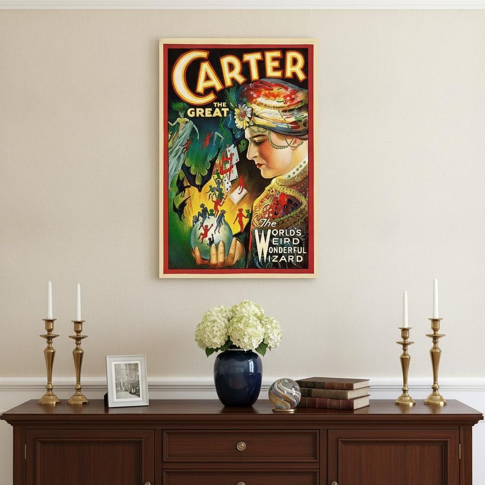 Vintage c1920sCarter Magic Poster Wall Art HomeRoots