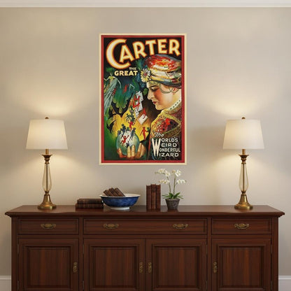 Vintage c1920sCarter Magic Poster Wall Art HomeRoots