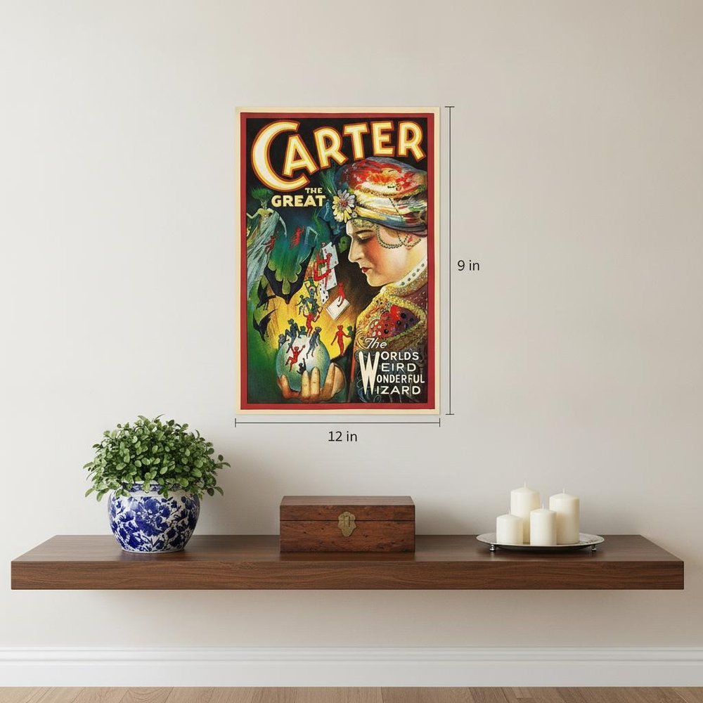 Vintage c1920sCarter Magic Poster Wall Art HomeRoots