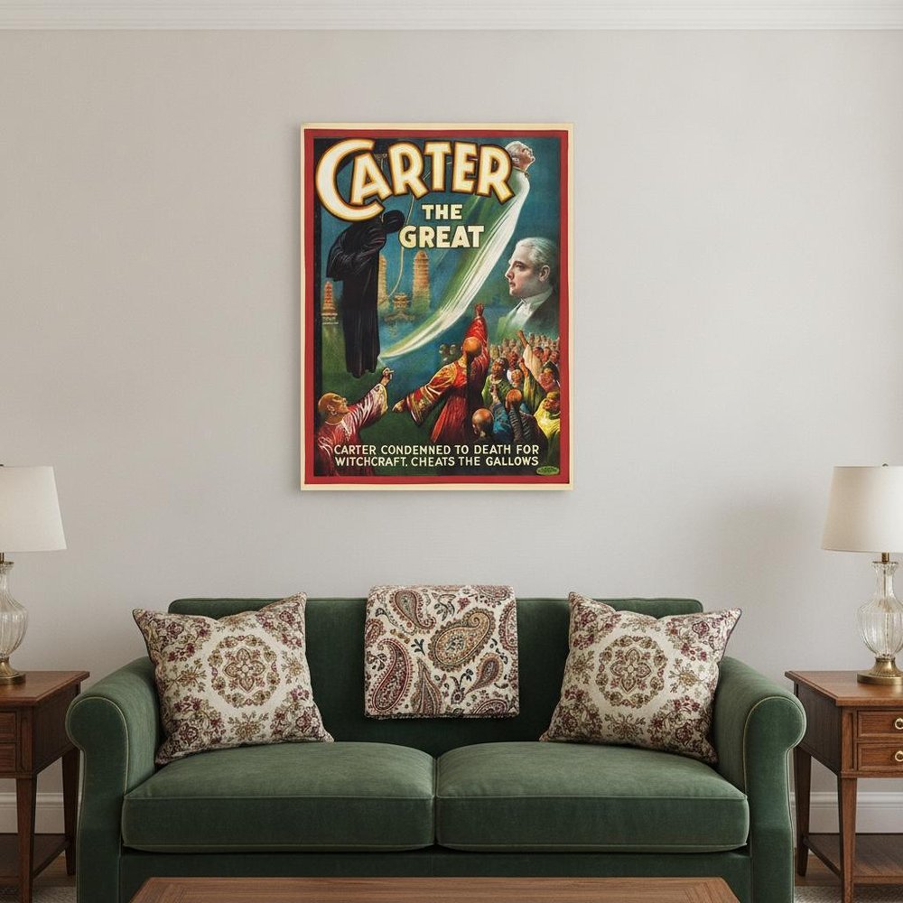 Vintage 1926 Carter Witchcraft Magic Unframed Print Wall Art HomeRoots