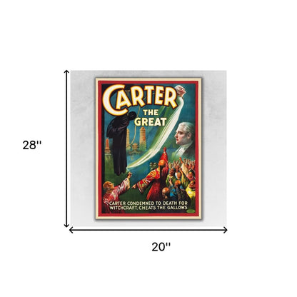 Vintage 1926 Carter Witchcraft Magic Unframed Print Wall Art HomeRoots