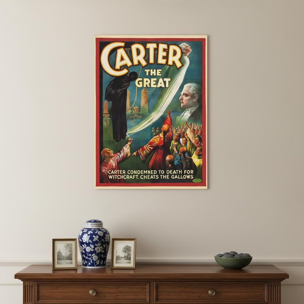 Vintage 1926 Carter Witchcraft Magic Unframed Print Wall Art HomeRoots