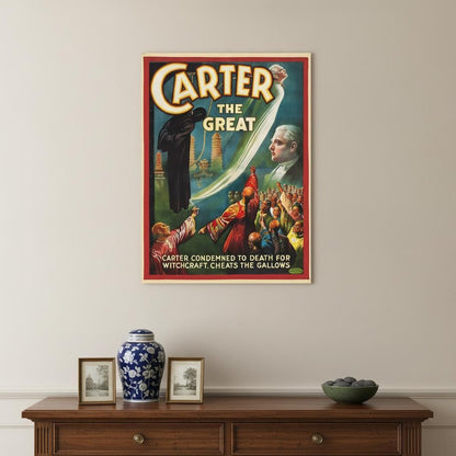 Vintage 1926 Carter Witchcraft Magic Unframed Print Wall Art HomeRoots