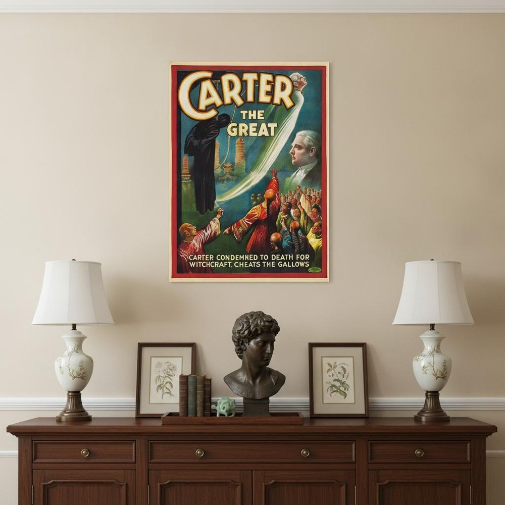 Vintage 1926 Carter Witchcraft Magic Unframed Print Wall Art HomeRoots