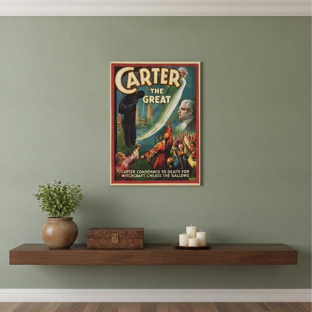 Vintage 1926 Carter Witchcraft Magic Unframed Print Wall Art HomeRoots