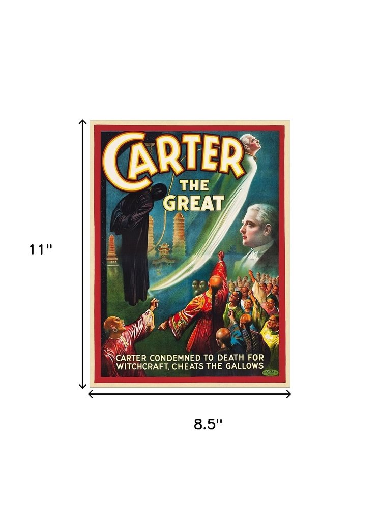 Vintage 1926 Carter Witchcraft Magic Unframed Print Wall Art — view 31