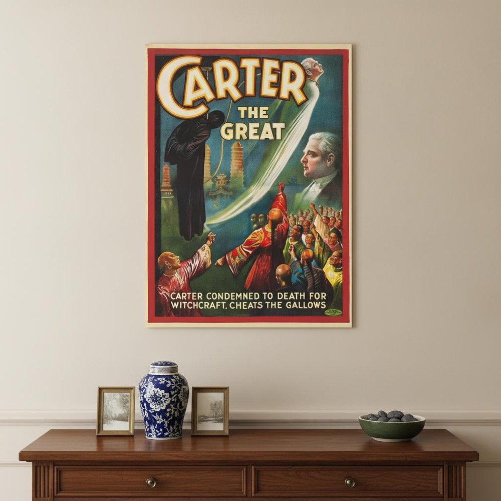 Vintage 1926 Carter Witchcraft Magic Unframed Print Wall Art HomeRoots