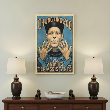 Chung Ling Soo Vintage Magic Unframed Print Wall Art HomeRoots