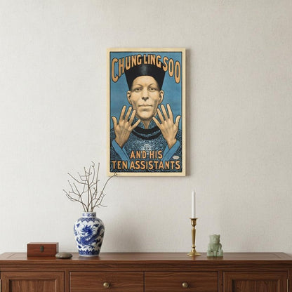 Chung Ling Soo Vintage Magic Unframed Print Wall Art HomeRoots