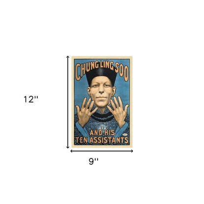Chung Ling Soo Vintage Magic Unframed Print Wall Art HomeRoots