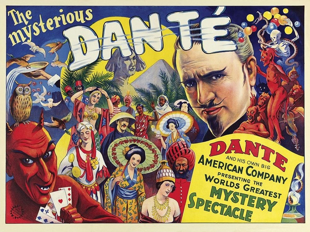 The Mysterious Dante Vintage Magic Unframed Print Wall Art HomeRoots