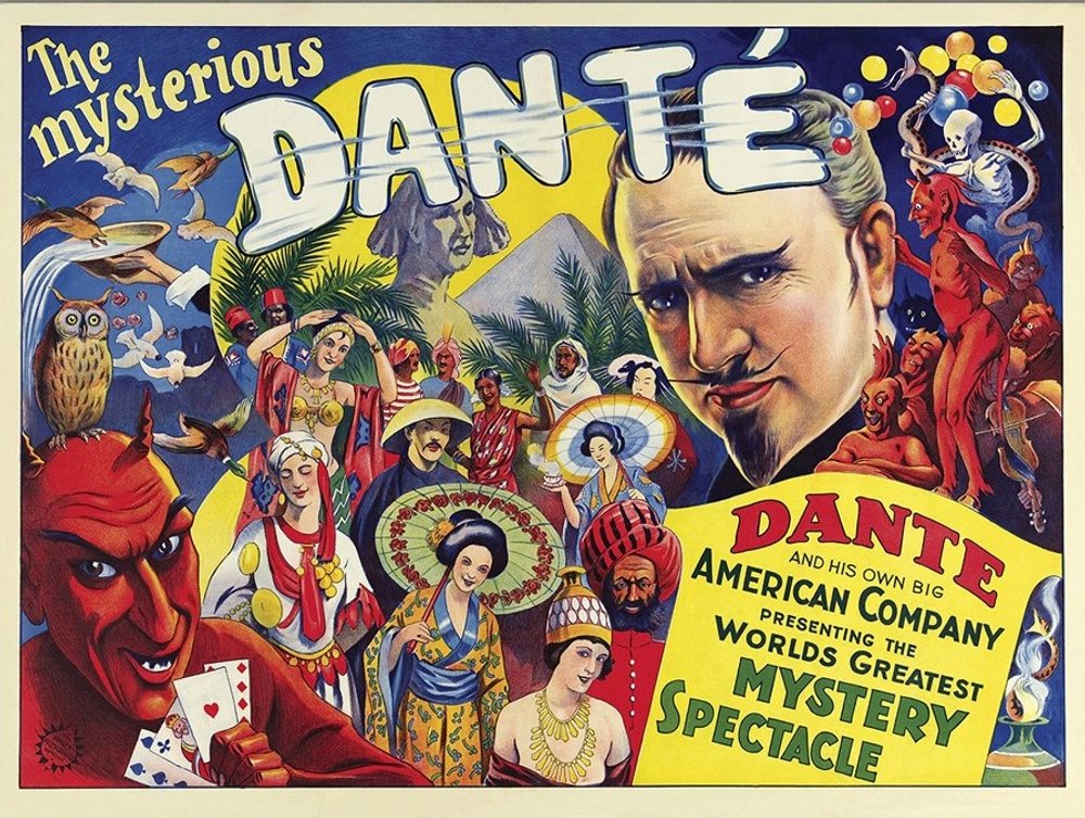 The Mysterious Dante Vintage Magic Unframed Print Wall Art HomeRoots