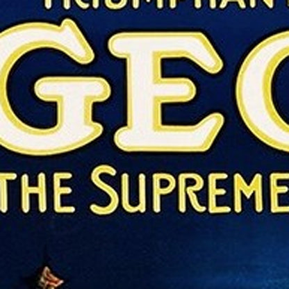 George The Supreme Master Vintage Magic Unframed Print Wall Art HomeRoots