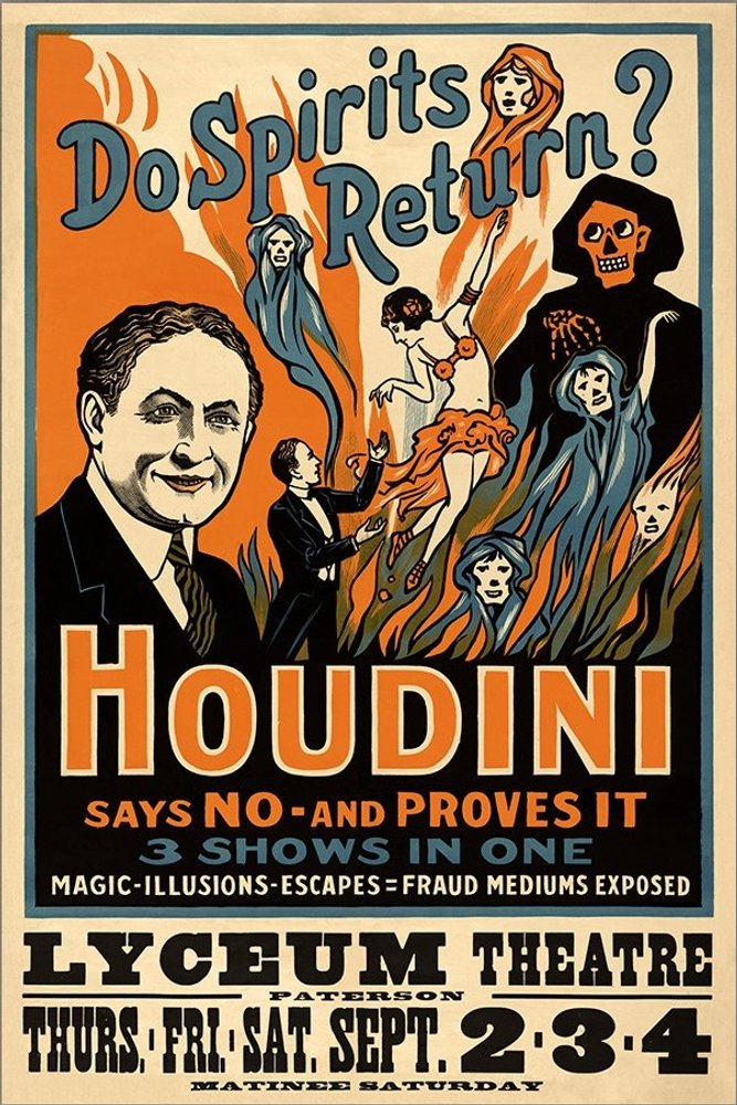 Houdini Spirits Vintage Magic Unframed Print Wall Art — view 2