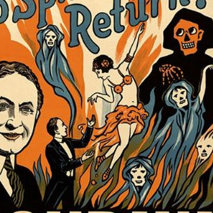 Houdini Spirits Vintage Magic Unframed Print Wall Art HomeRoots