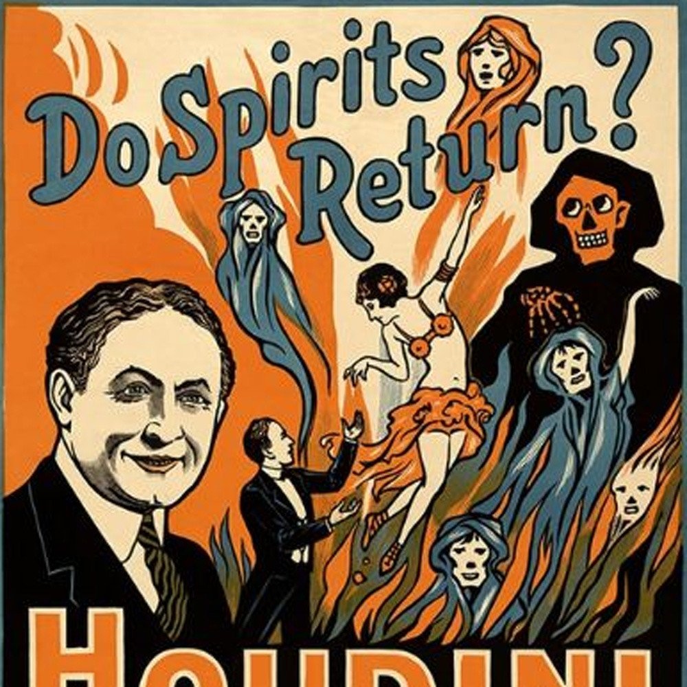 Houdini Spirits Vintage Magic Unframed Print Wall Art — view 18