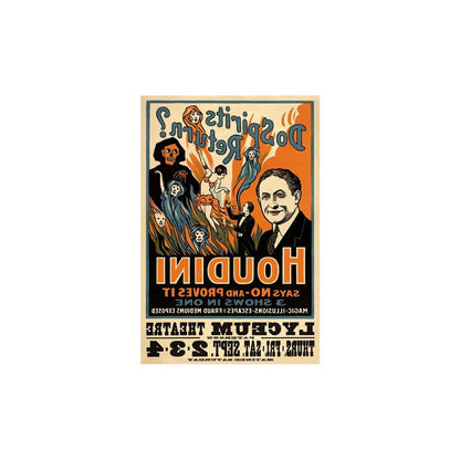 Houdini Spirits Vintage Magic Unframed Print Wall Art HomeRoots