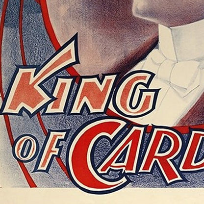 8.5" X 11" Houdini King Of Cards Vintage Magic Poster Wall Art HomeRoots