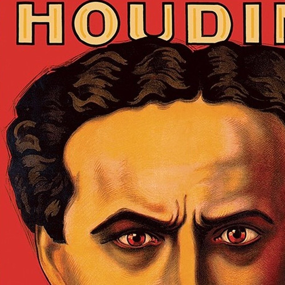 36" X 48" Houdini Master Of Mystery Vintage Magic Poster Wall Art — view 13