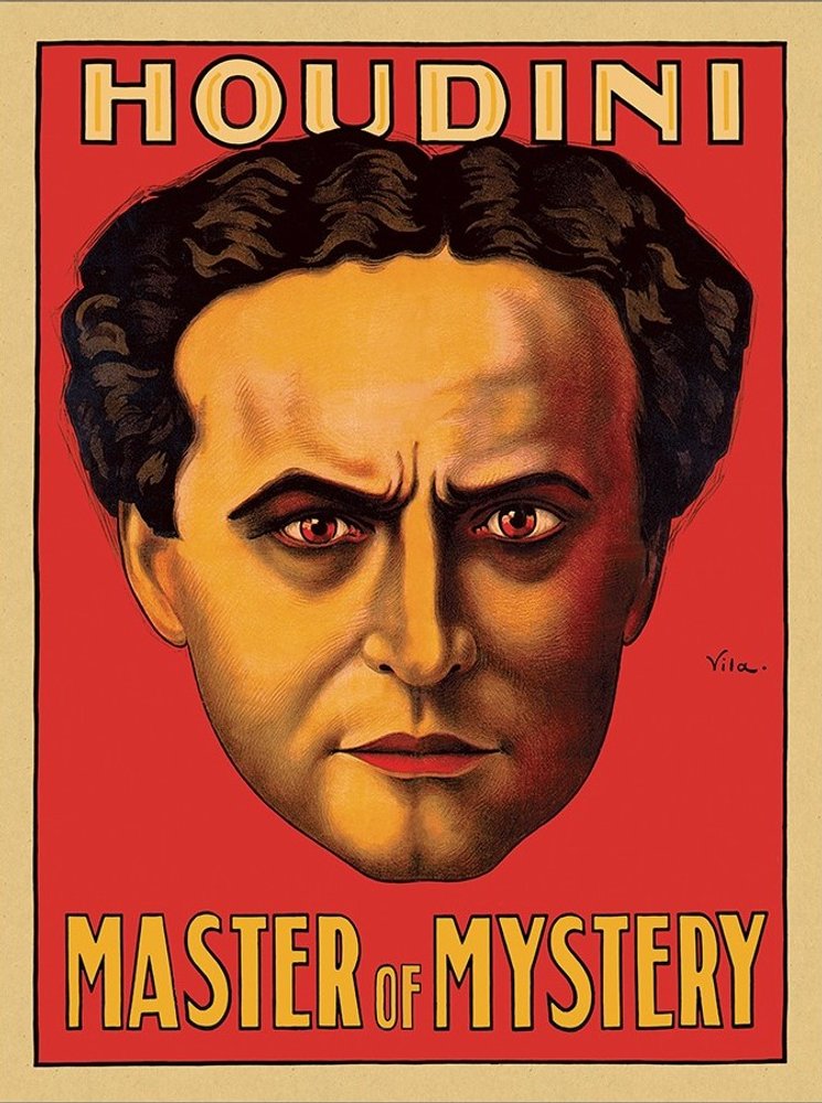 36" X 48" Houdini Master Of Mystery Vintage Magic Poster Wall Art — view 12