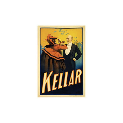 Kellar Having Drinks With The Devil Vintage Magic Unframed Print Wall Art HomeRoots