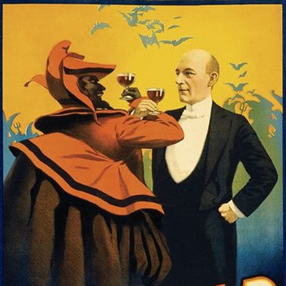 Kellar Having Drinks With The Devil Vintage Magic Unframed Print Wall Art HomeRoots