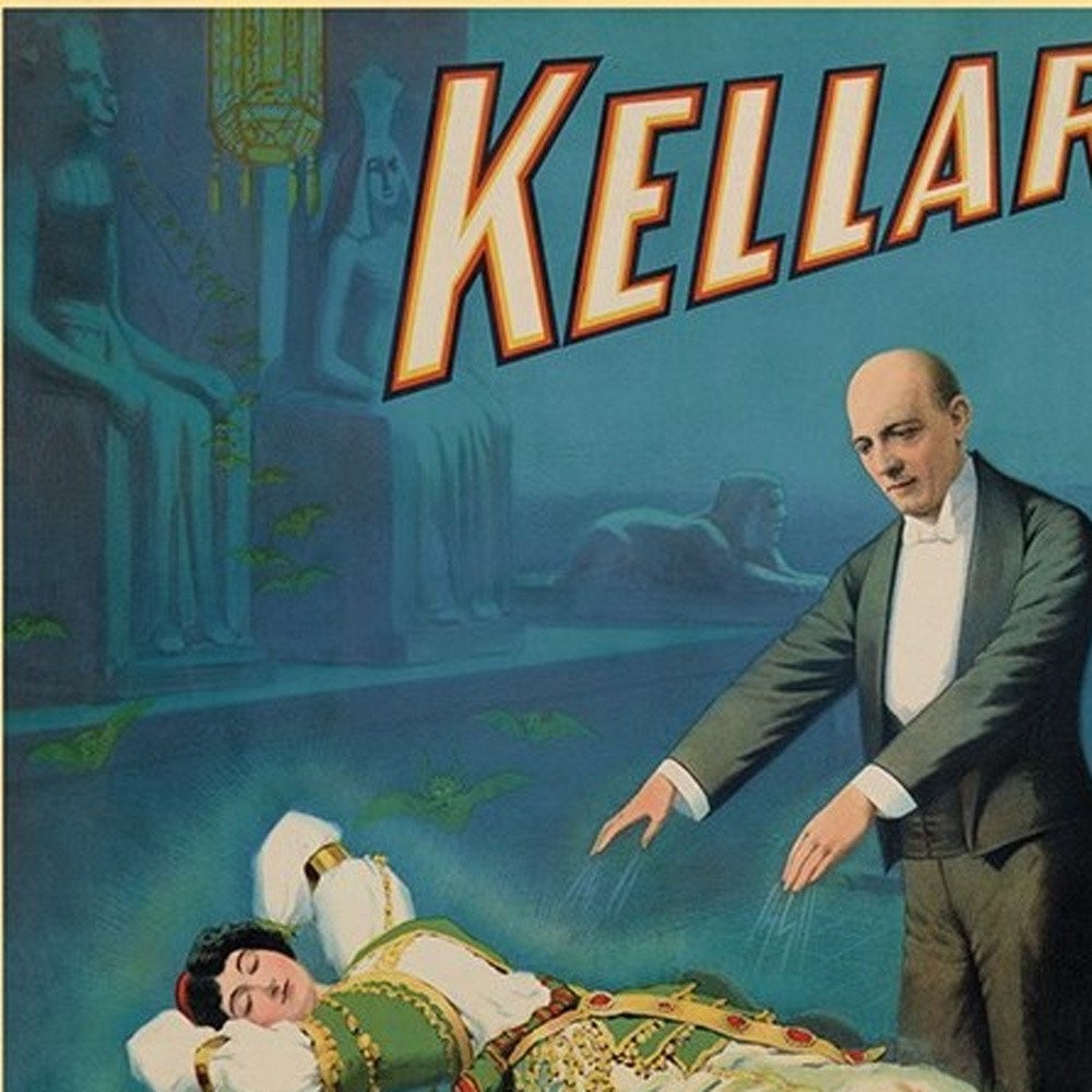 Kellar Levitation Vintage Magic Unframed Print Wall Art — view 9