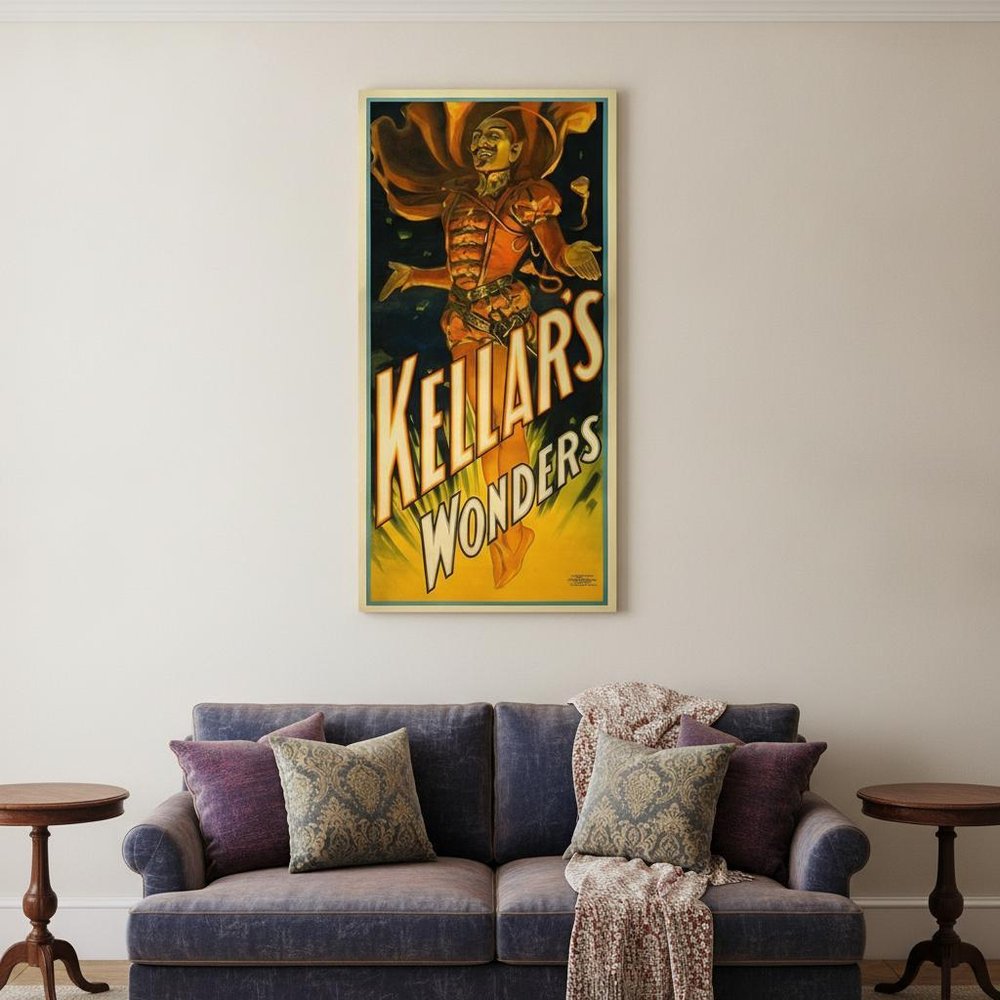 12" X 24" Keller's Wonders Vintage Magic Poster Wall Art — view 12