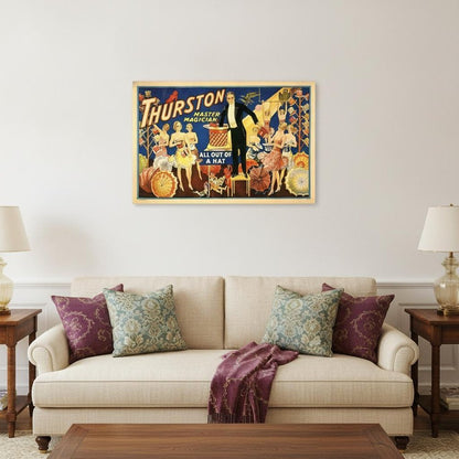 Thurston Out Of A Hat Vintage Magic Unframed Print Wall Art HomeRoots