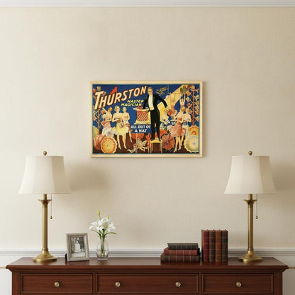 Thurston Out Of A Hat Vintage Magic Unframed Print Wall Art HomeRoots