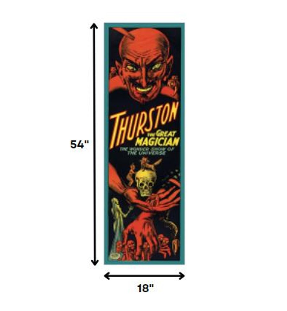 24" X 72" Thurston The Great Wonder Show Vintage Magic Poster Wall Art — view 11