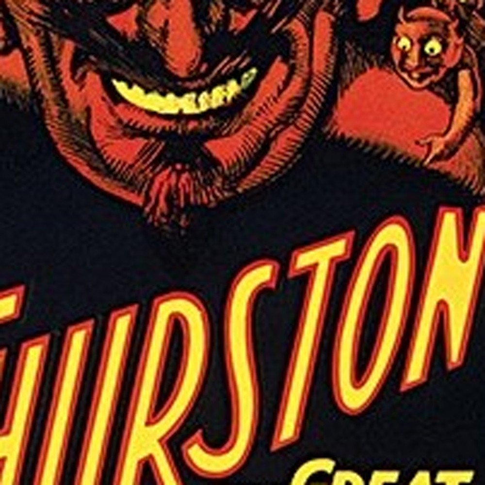 24" X 72" Thurston The Great Wonder Show Vintage Magic Poster Wall Art HomeRoots