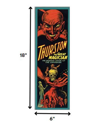 24" X 72" Thurston The Great Wonder Show Vintage Magic Poster Wall Art HomeRoots