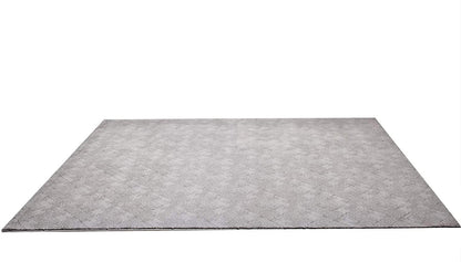 5’ X 8’ Gray Distressed Diamonds Area Rug