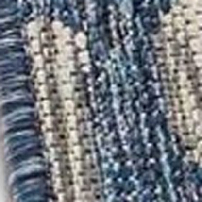 5' X 7' Blue And Gray Indoor Outdoor Area Rug