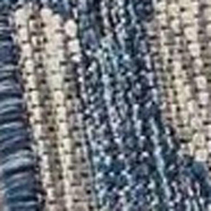 5' X 7' Blue And Gray Indoor Outdoor Area Rug - FurniFindUSA