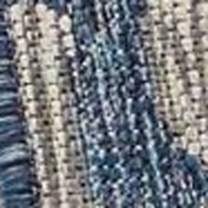 5' X 7' Blue And Gray Indoor Outdoor Area Rug