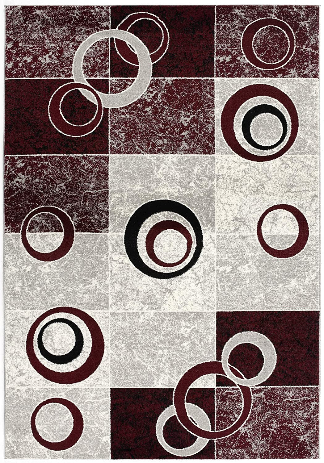 13' Runner Red Abstract Dhurrie Runner Rug - 32.0" (L) x 240.0" (W) x 0.6" (H)