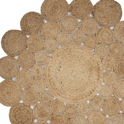 Orbital Natural Jute Area Rug