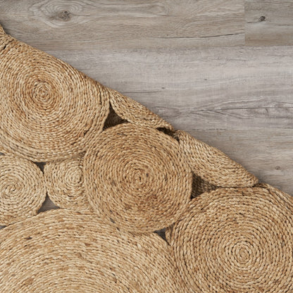 Orbital Natural Jute Area Rug