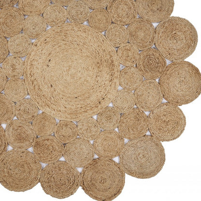 Orbital Natural Jute Area Rug