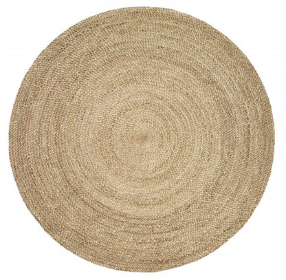 Gray Toned Natural Jute Area Rug