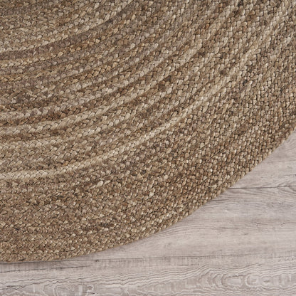 Gray Toned Natural Jute Area Rug