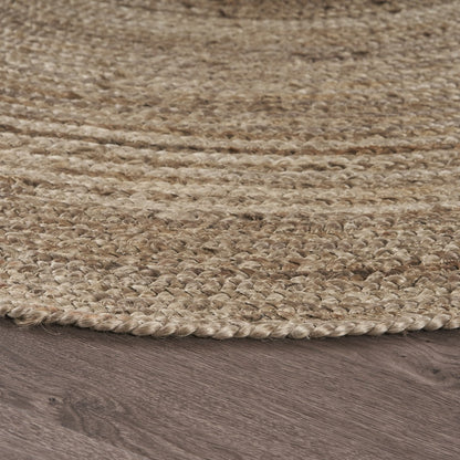 Gray Toned Natural Jute Area Rug