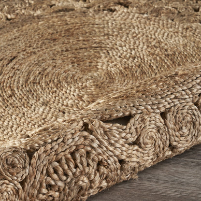 Natural Bloom Boutique Jute Rug