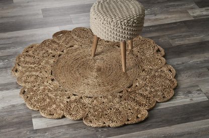 Natural Bloom Boutique Jute Rug