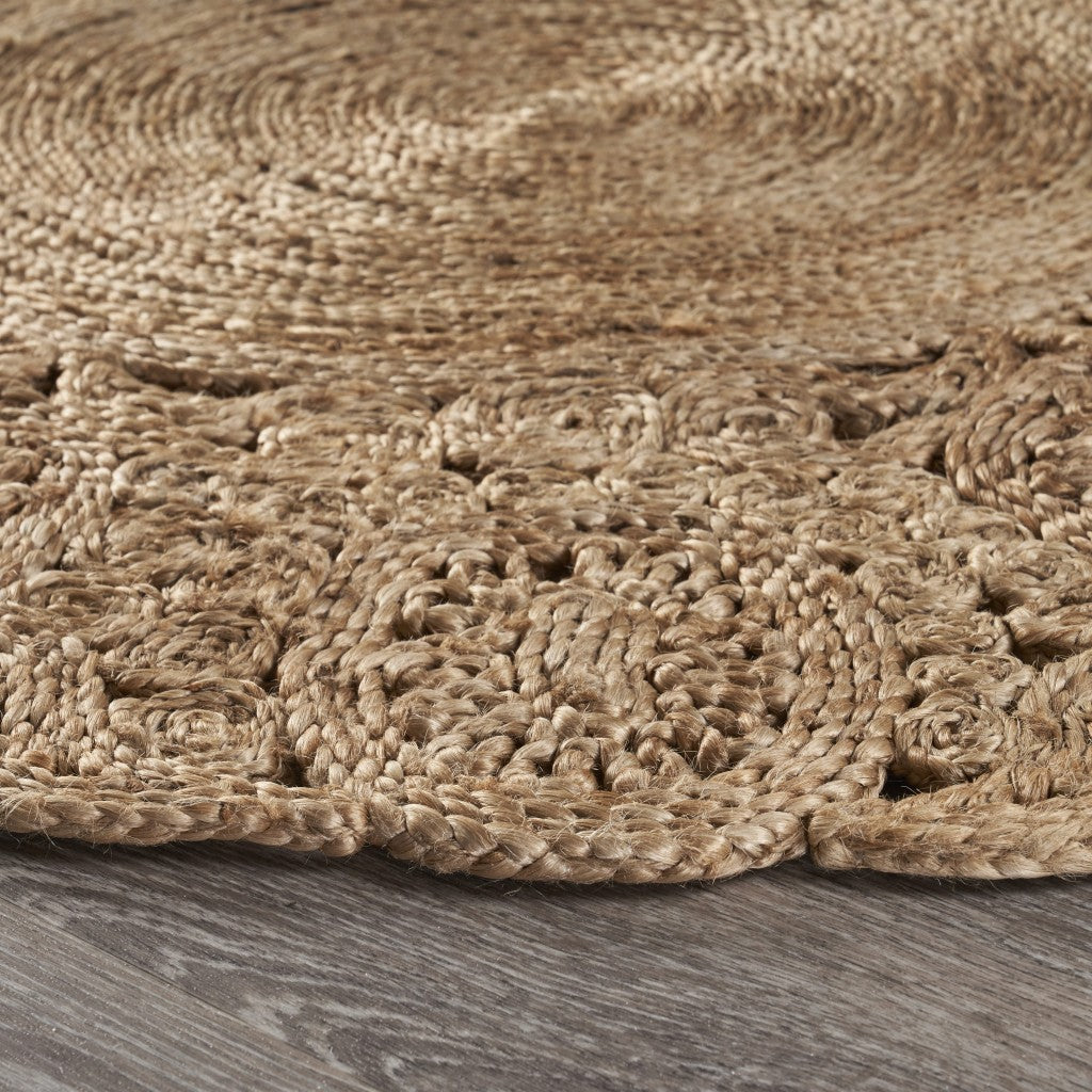 Natural Bloom Boutique Jute Rug