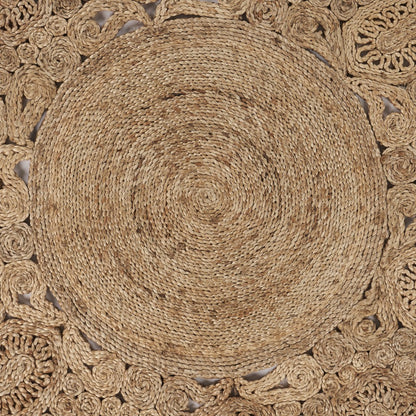 Natural Bloom Boutique Jute Rug